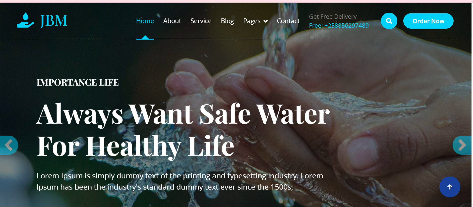Always Want Safe Water For Healthy Life JBM