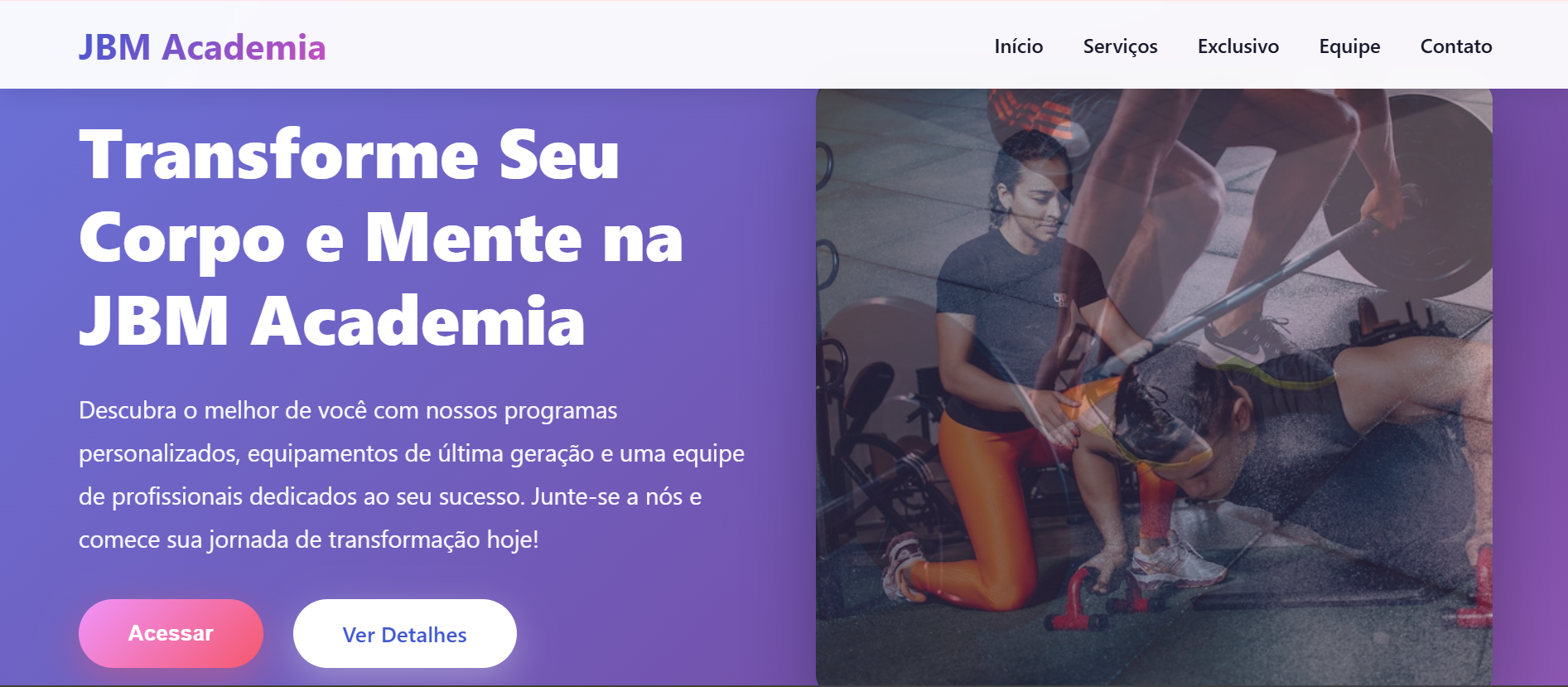 Portfólio Profissional scrol site